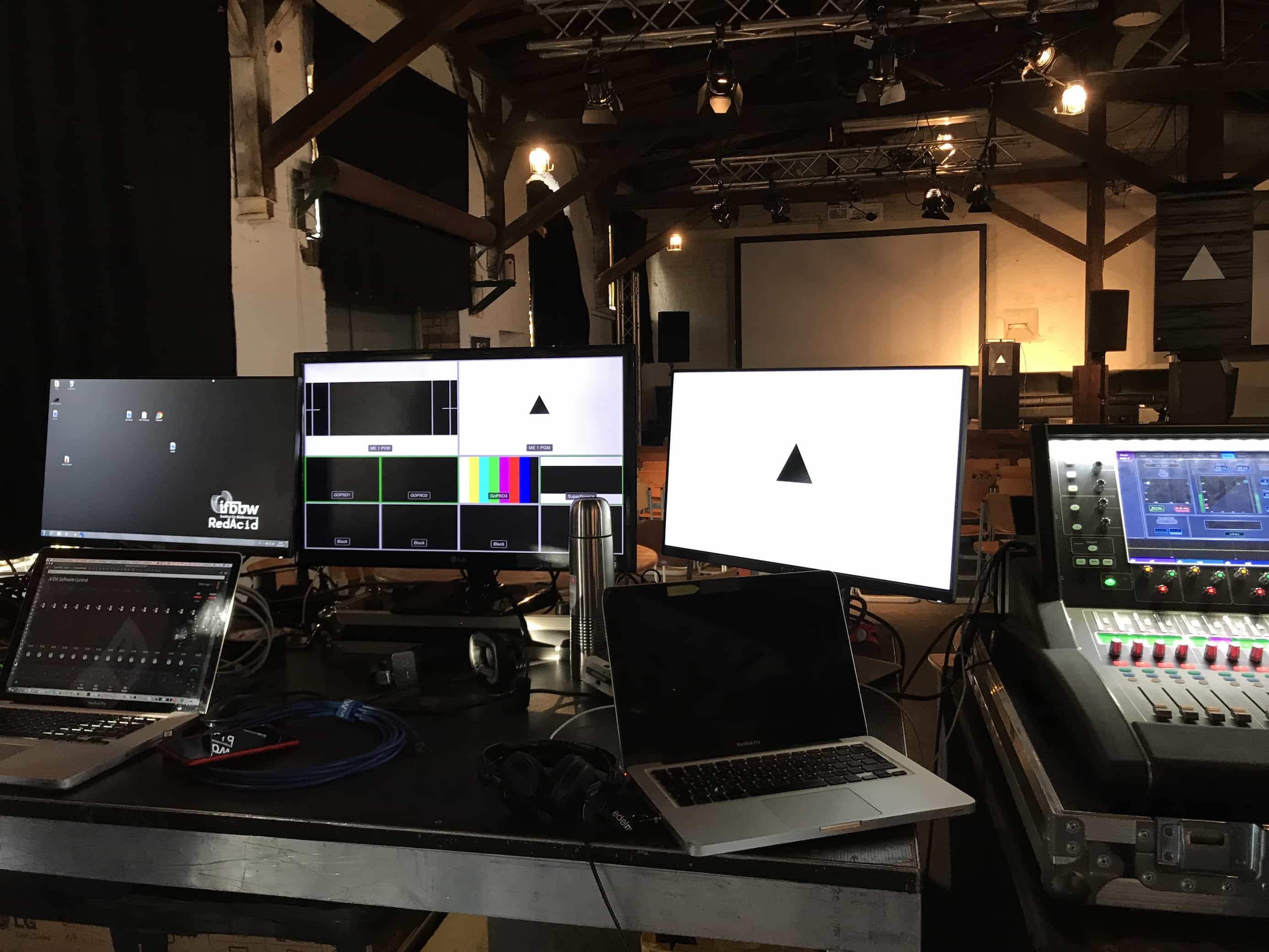 The setup at ZEIT day Berlin.